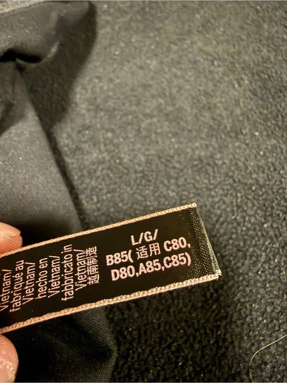 Victoria's Secret Black Strappy Sports Bra